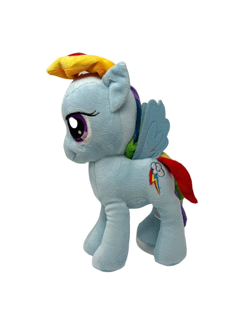 My Little Pony Rainbow Dash Plush Aurora World 2013 Hasbro Blue Pegasus Toy